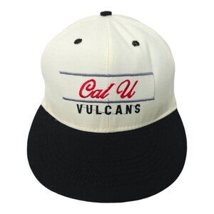 Cal U Pennsylvania Vulcans Fitted 6 7/8 Cap Vintage 90s Embroidered Baseball Hat